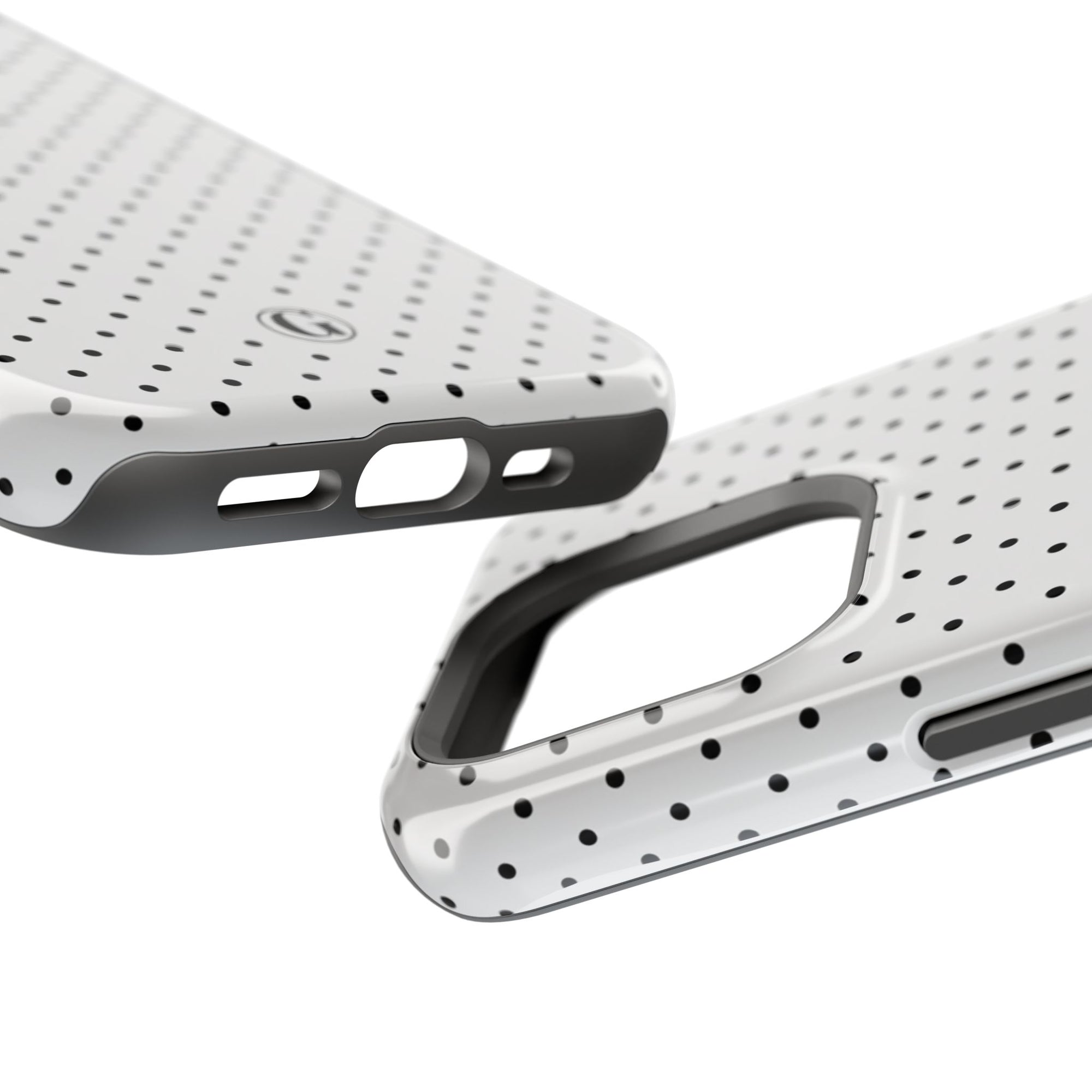 White Polka Dots Phone Case