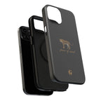 Black 'Peace of Mind' Panther Phone Case