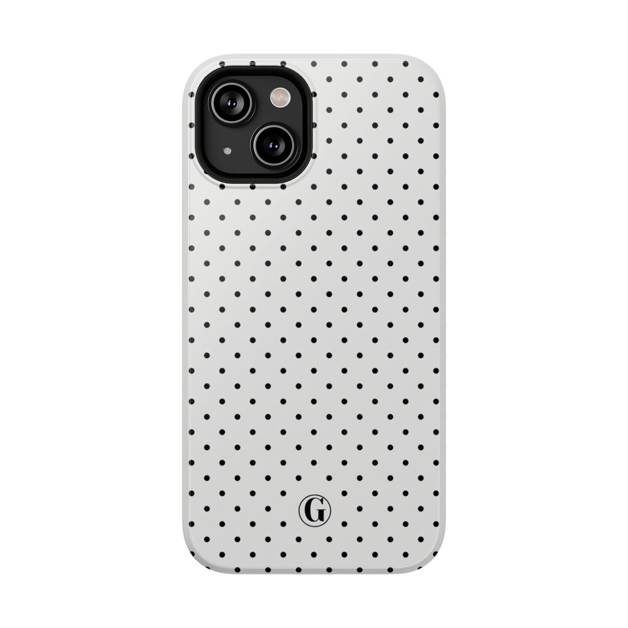 White Polka Dots Phone Case