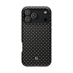 Black Polka Dots Phone Case