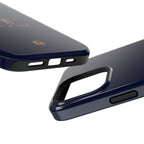 Navy Blue 'Peace of Mind' Panther Phone Case