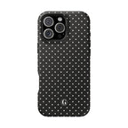 Black Polka Dots Phone Case
