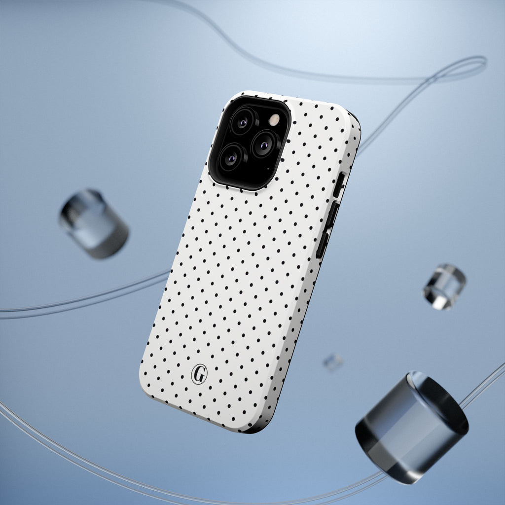 White Polka Dots Phone Case