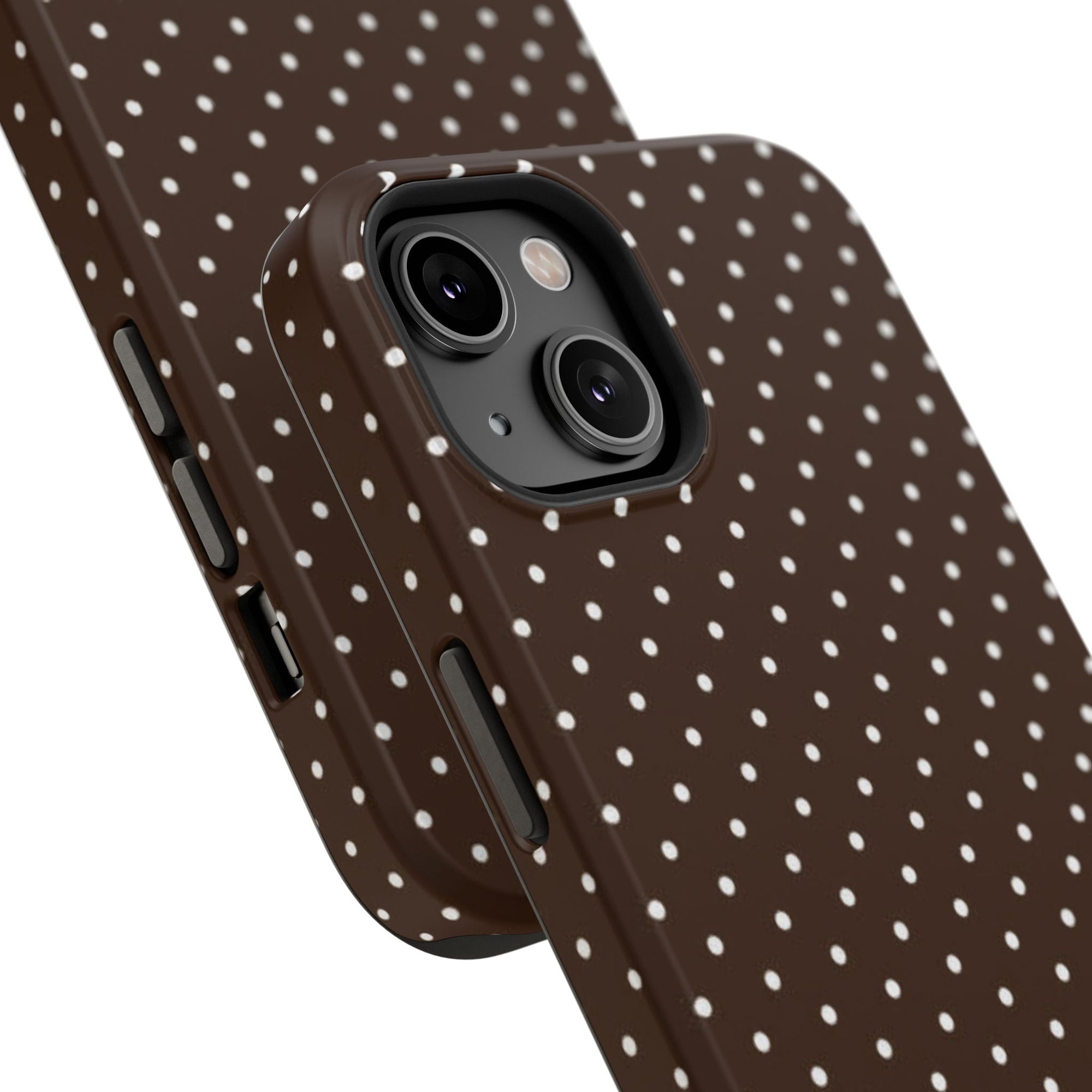 Brown Polka Dots Phone Case