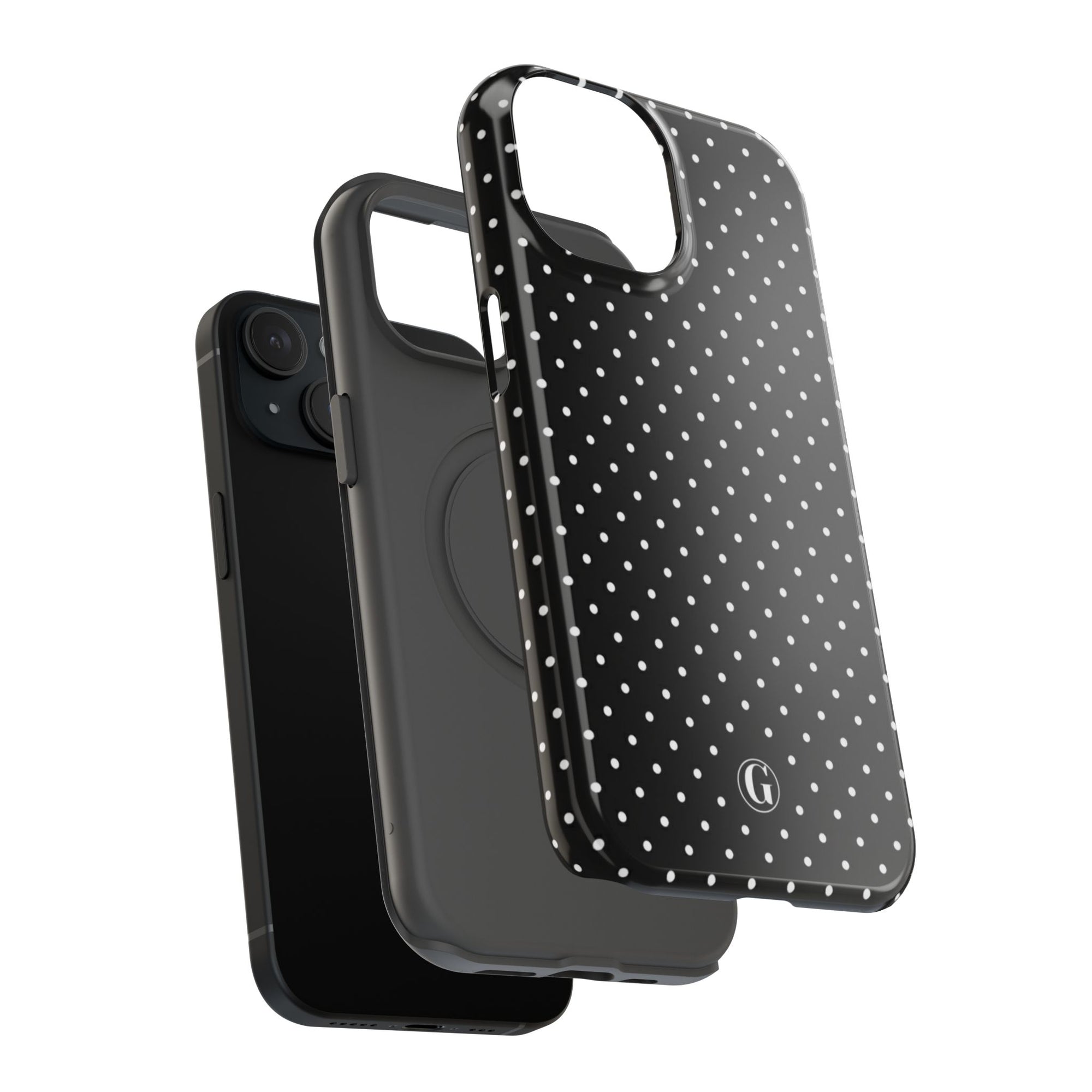 Black Polka Dots Phone Case