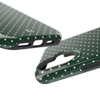 Emerald Green Polka Dots Phone Case