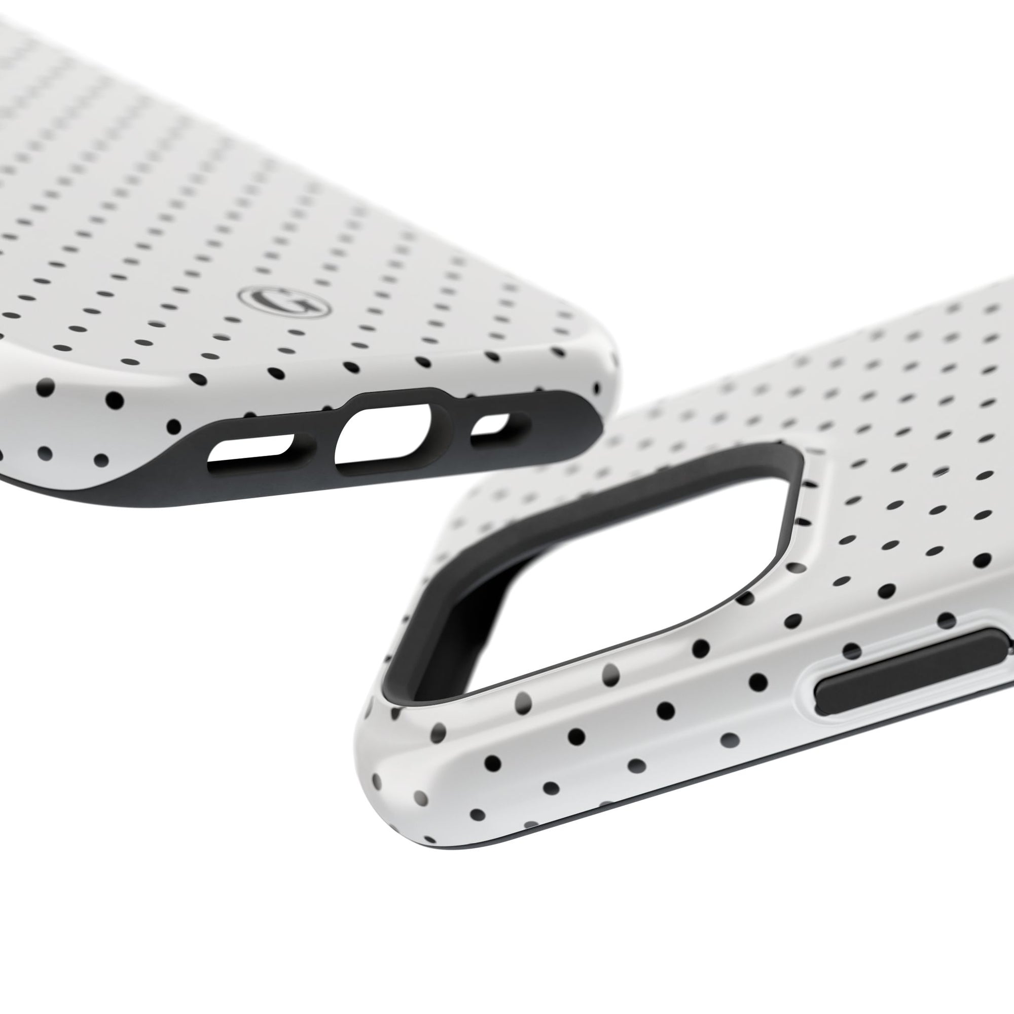 White Polka Dots Phone Case