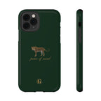Emerald Green 'Peace of Mind' Panther Phone Case