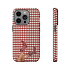 Dark Red Cowboy Boots Phone Case
