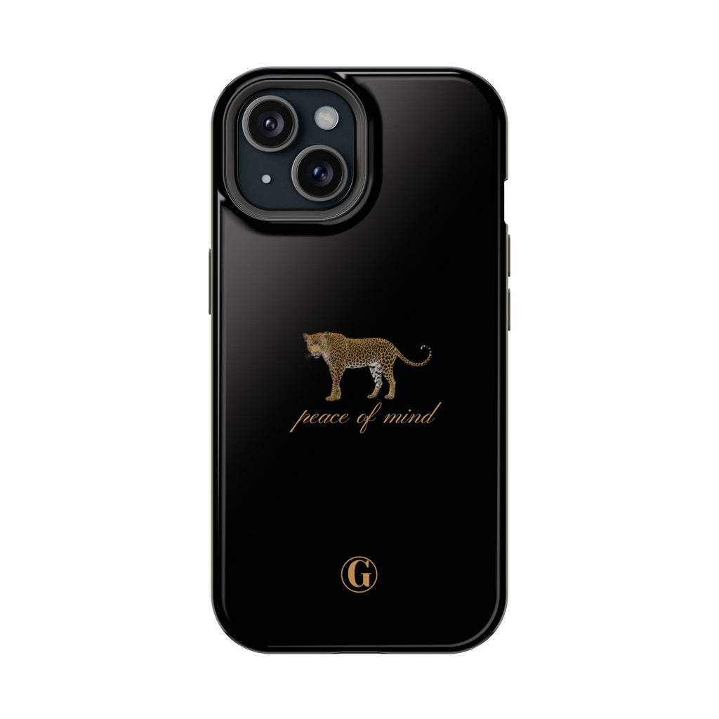 Black 'Peace of Mind' Panther Phone Case