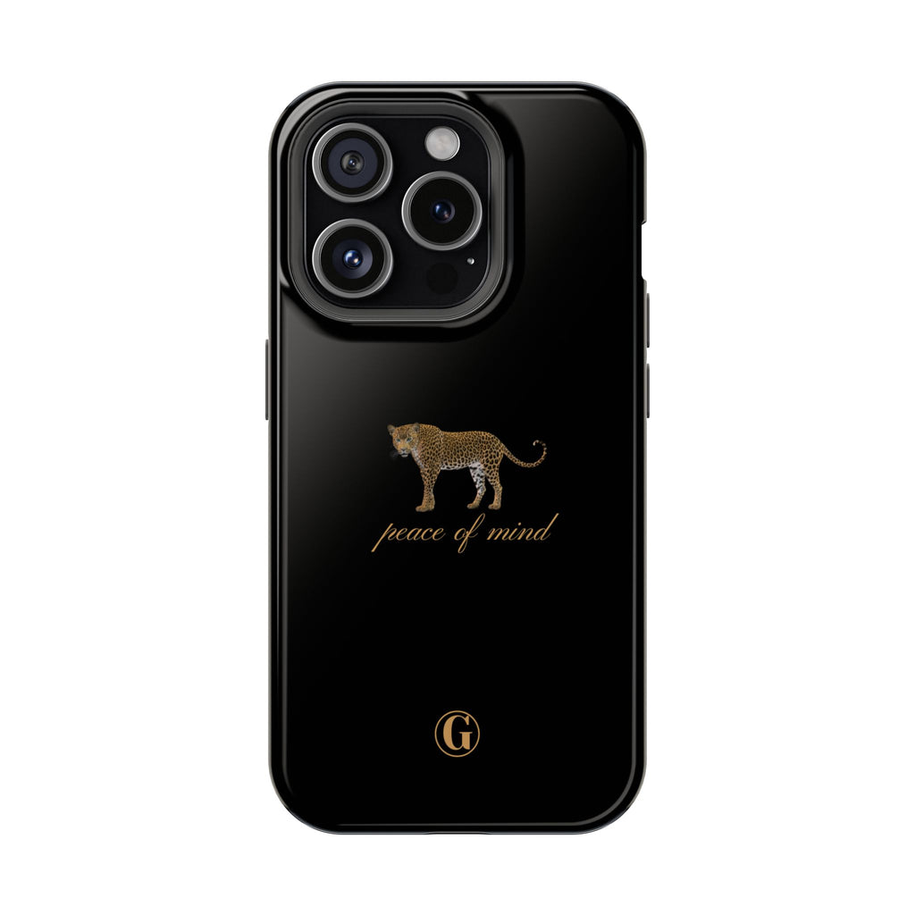 Black 'Peace of Mind' Panther Phone Case