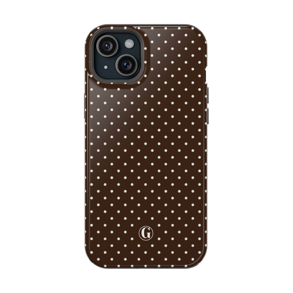Brown Polka Dots Phone Case