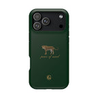 Emerald Green 'Peace of Mind' Panther Phone Case