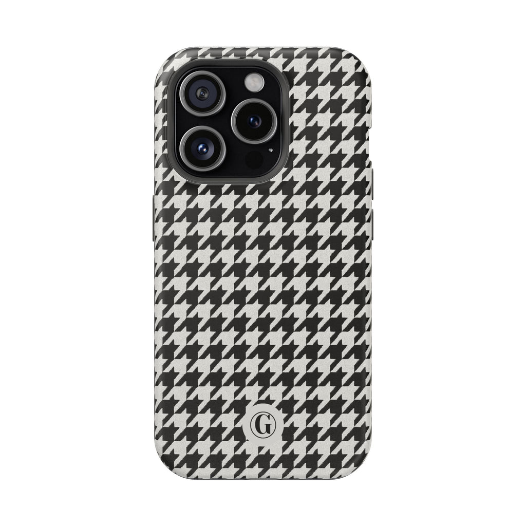 Houndstooth Print Phone Case