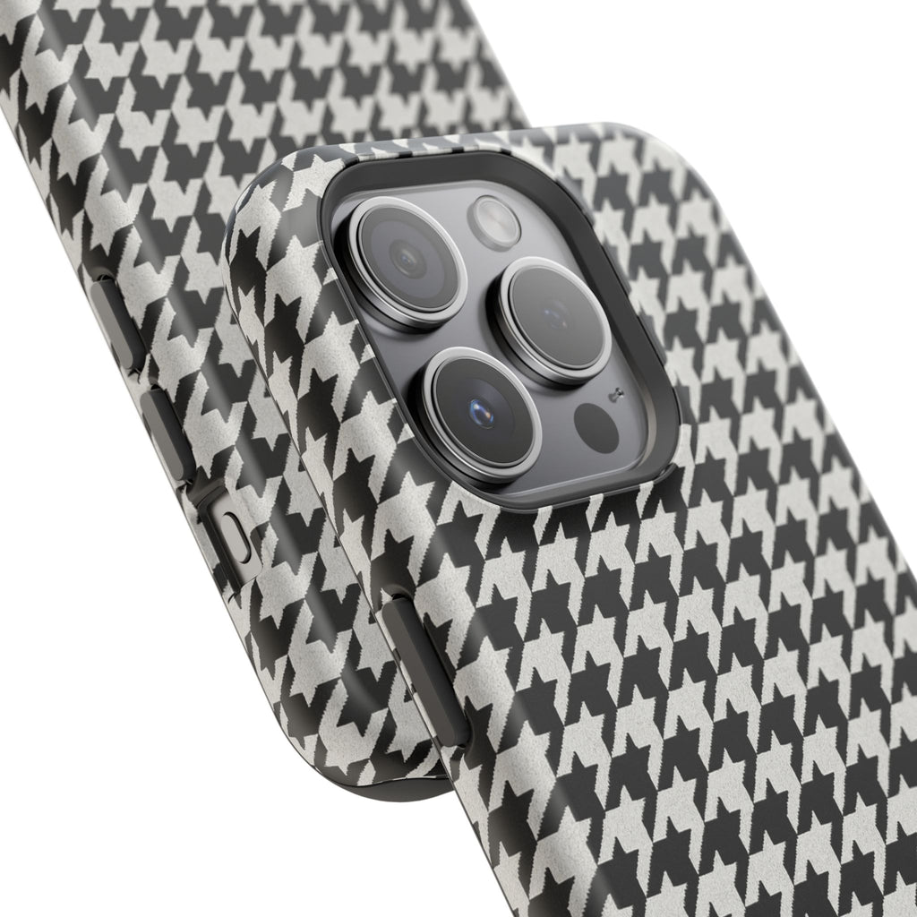 Houndstooth Print Phone Case