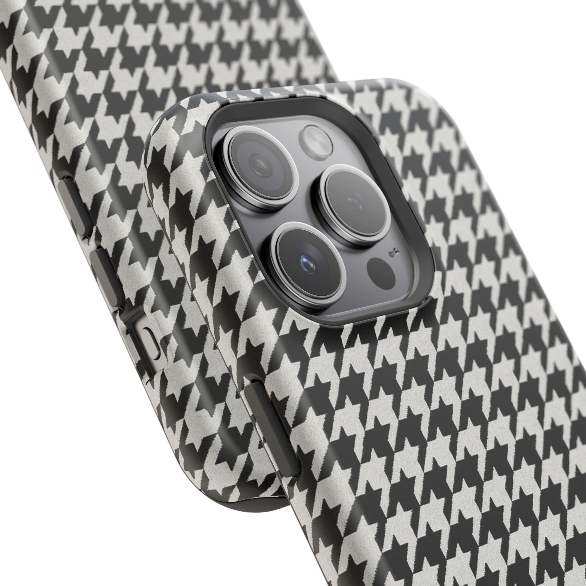 Houndstooth Print Phone Case