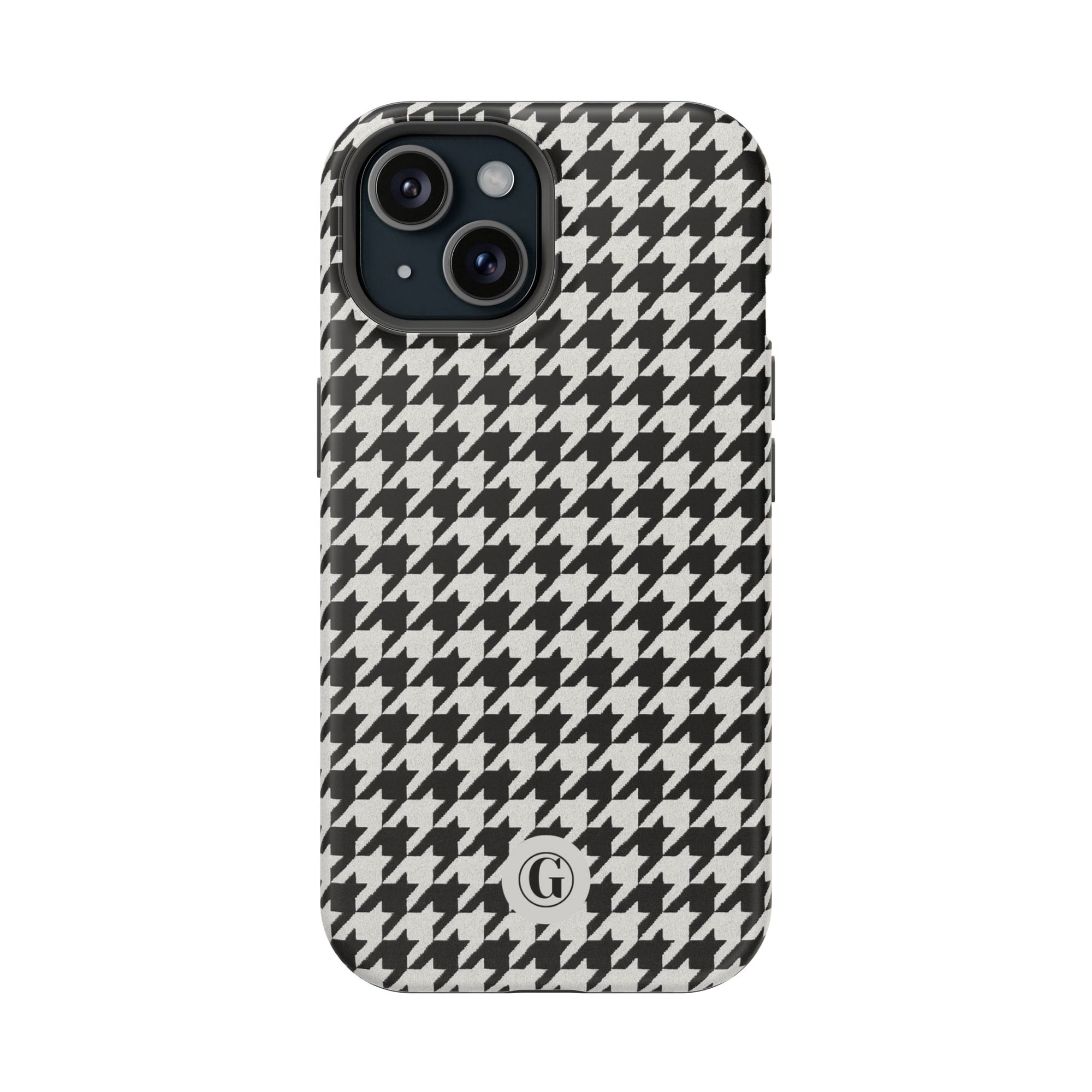 Houndstooth Print Phone Case
