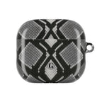 Gray Snakeskin Print AirPod Case