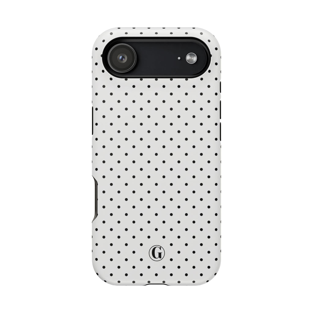 White Polka Dots Phone Case
