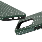Emerald Green Polka Dots Phone Case