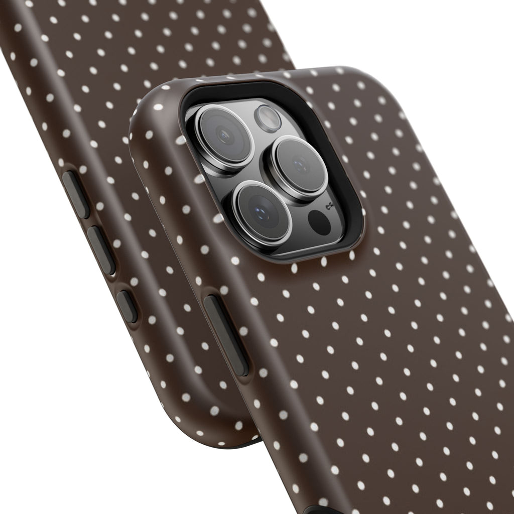 Brown Polka Dots Phone Case