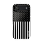 B&W Polka Dots x Stripes Phone Case