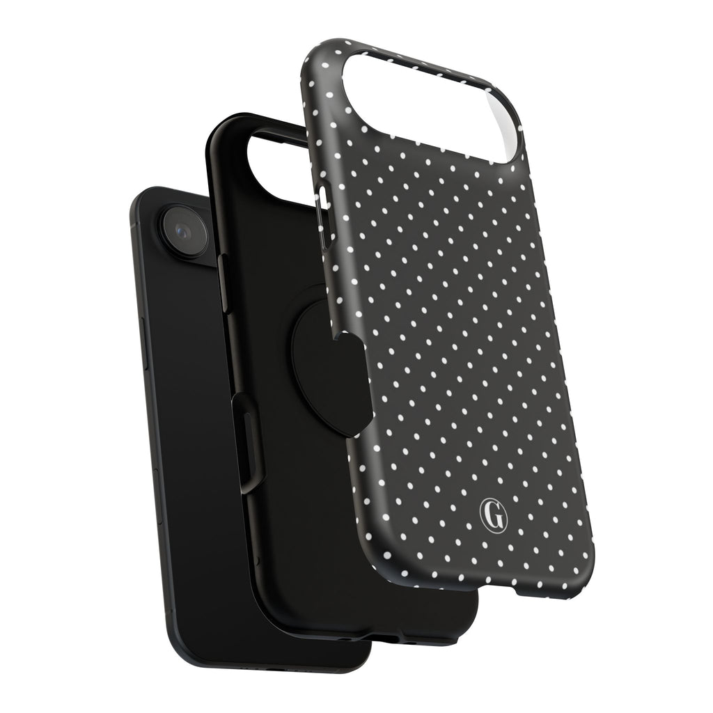 Black Polka Dots Phone Case