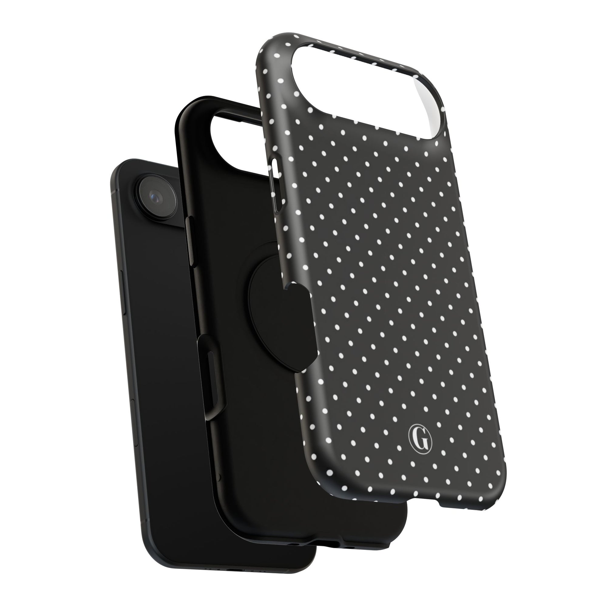 Black Polka Dots Phone Case