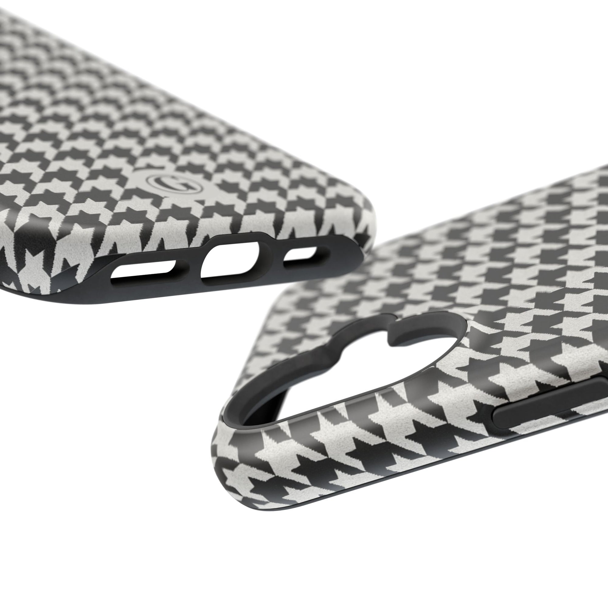 Houndstooth Print Phone Case
