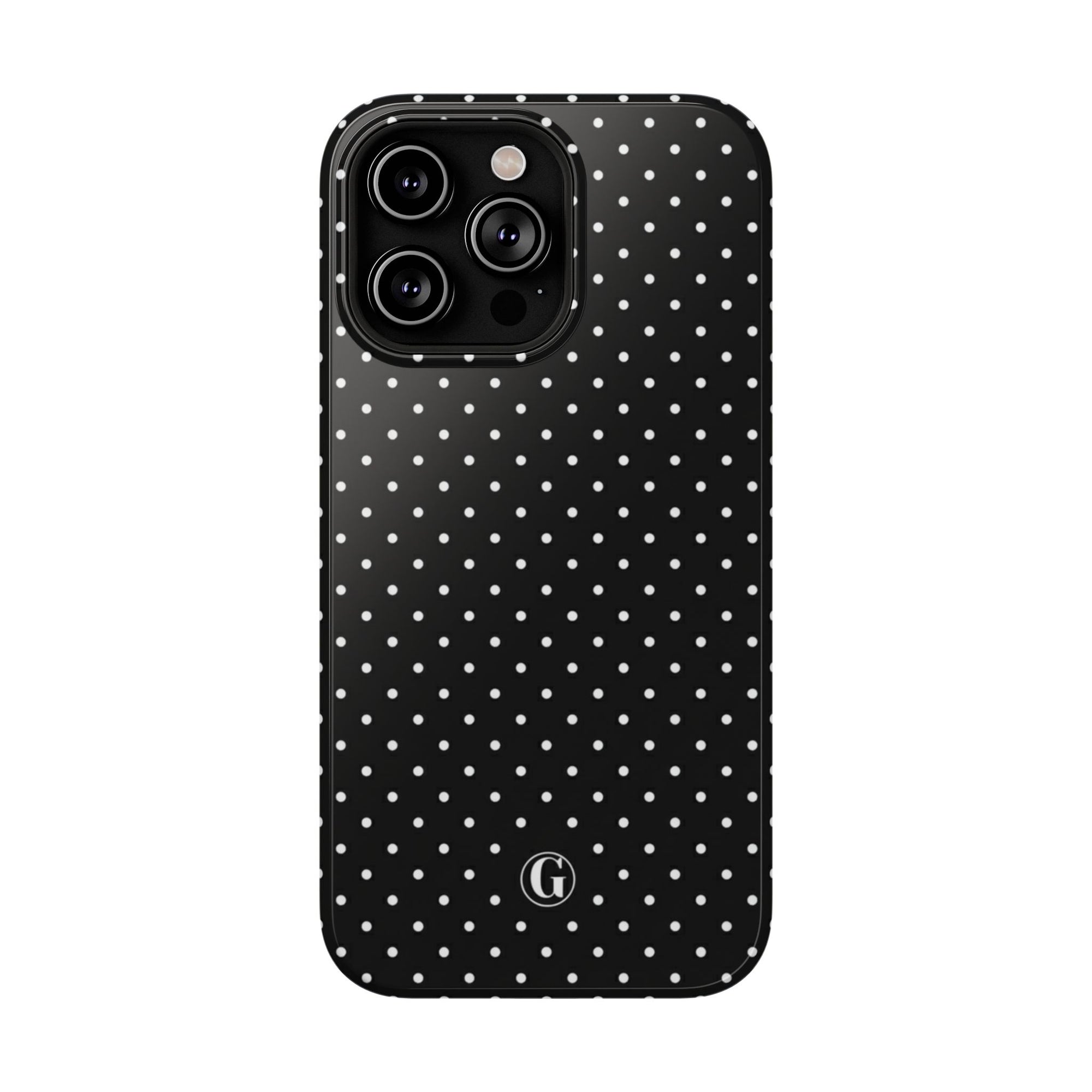Black Polka Dots Phone Case