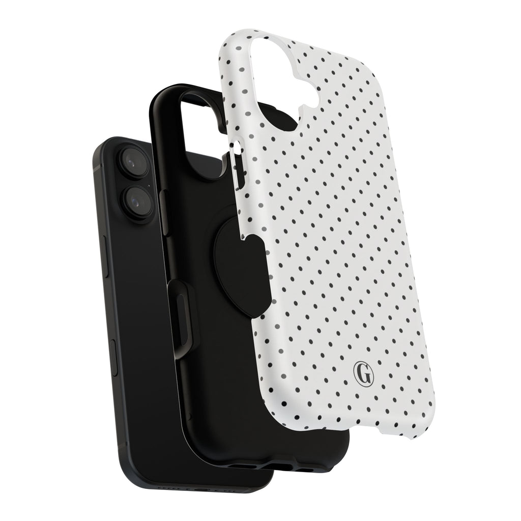 White Polka Dots Phone Case