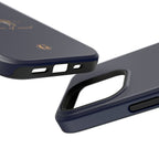 Navy Blue 'Peace of Mind' Panther Phone Case