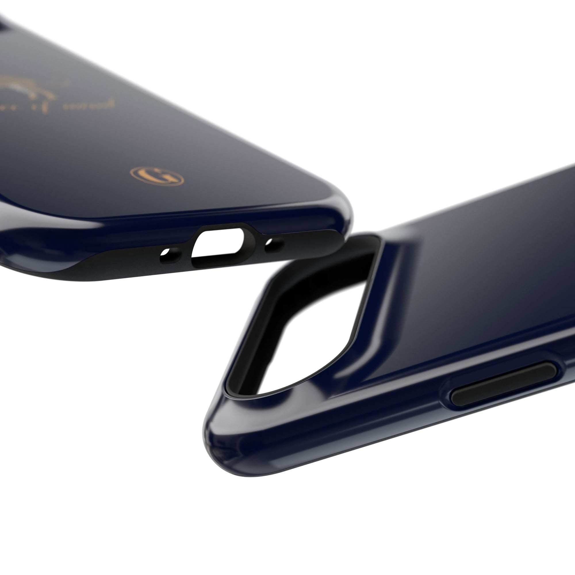 Navy Blue 'Peace of Mind' Panther Phone Case