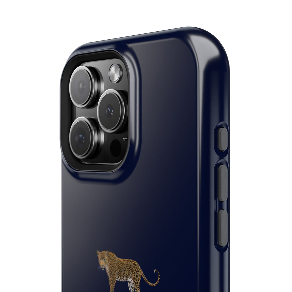 Navy Blue 'Peace of Mind' Panther Phone Case