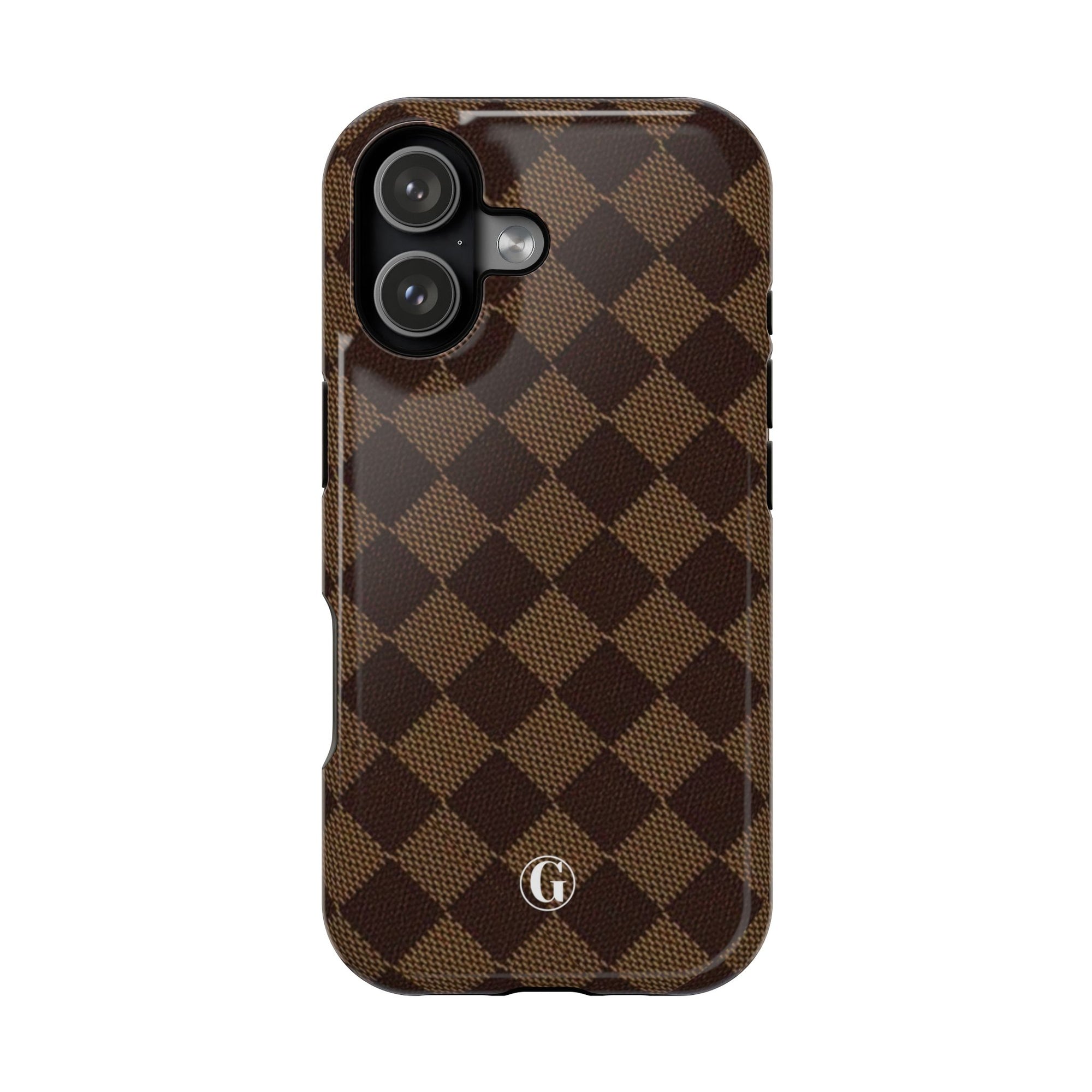 Brown Checkmate Phone Case