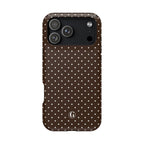 Brown Polka Dots Phone Case