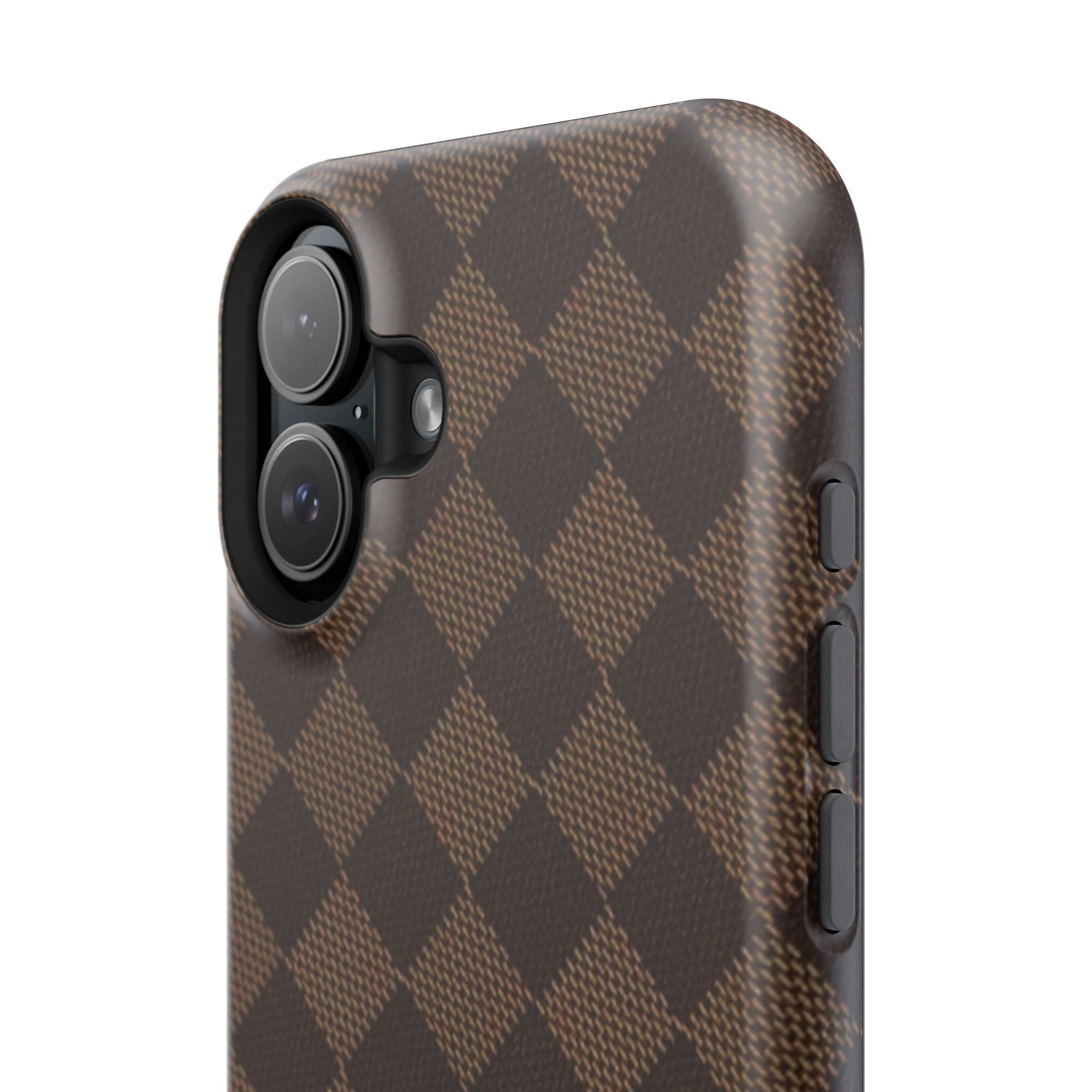 Brown Checkmate Phone Case