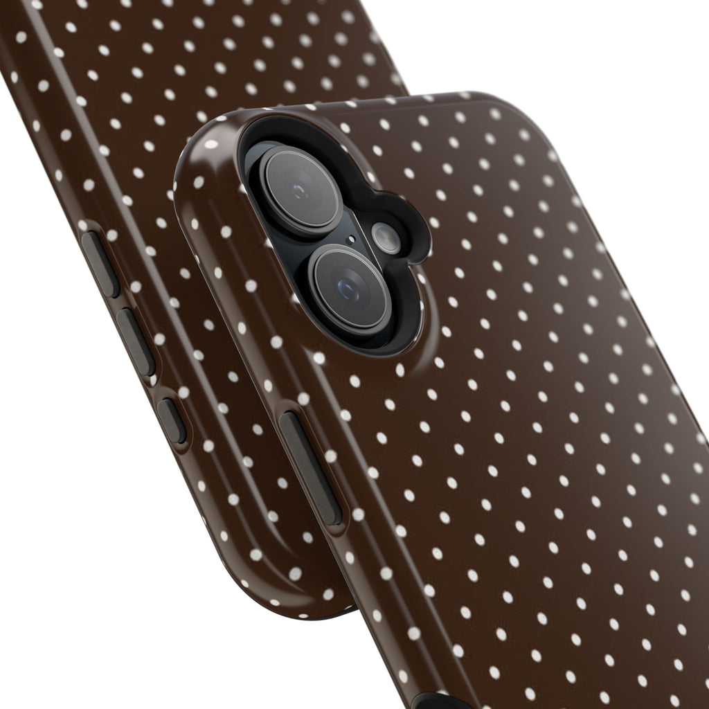 Brown Polka Dots Phone Case