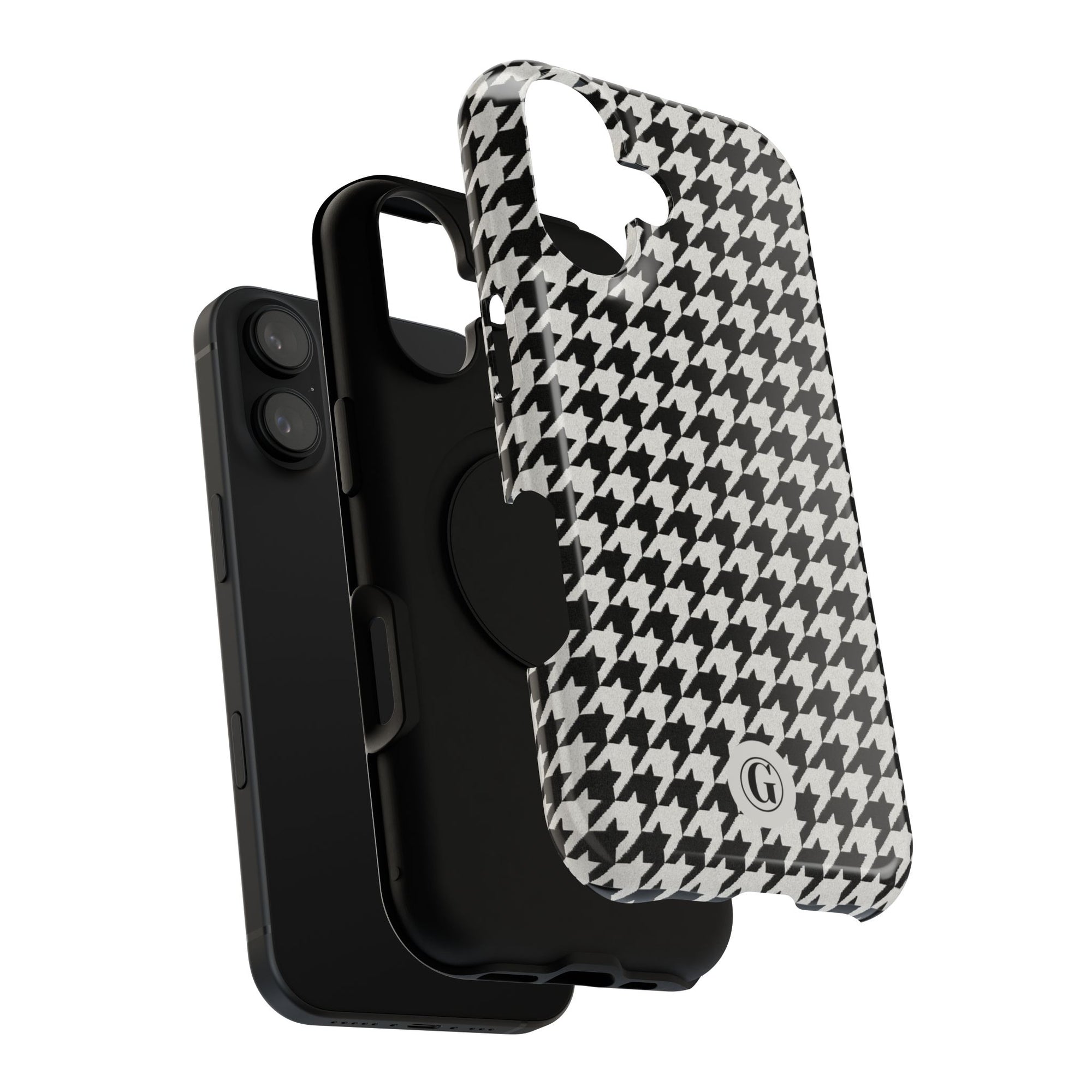Houndstooth Print Phone Case