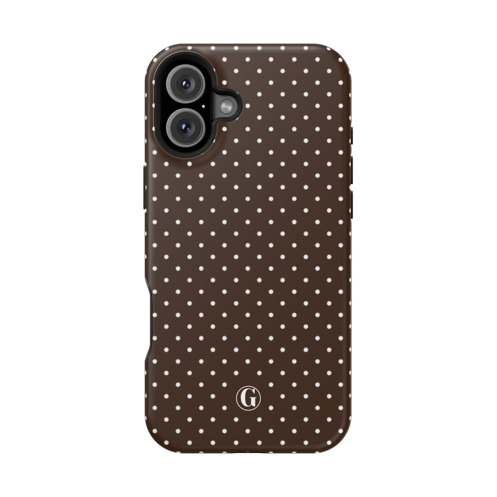 Brown Polka Dots Phone Case