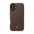 Brown Polka Dots Phone Case