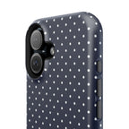 Navy Blue Polka Dots Phone Case