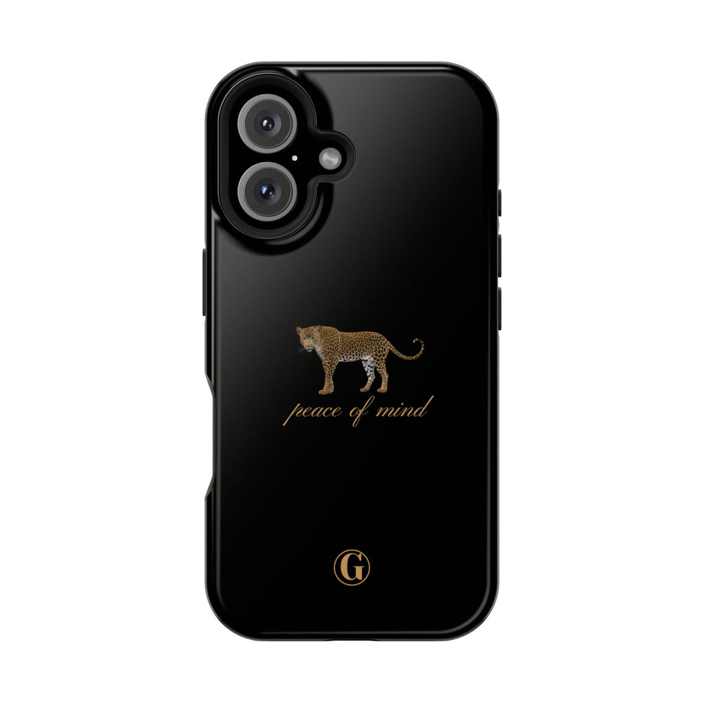 Black 'Peace of Mind' Panther Phone Case