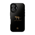 Black 'Peace of Mind' Panther Phone Case