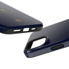 Navy Blue 'Peace of Mind' Panther Phone Case