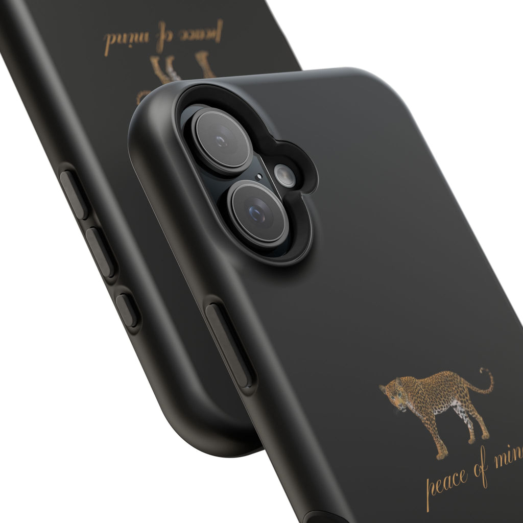 Black 'Peace of Mind' Panther Phone Case