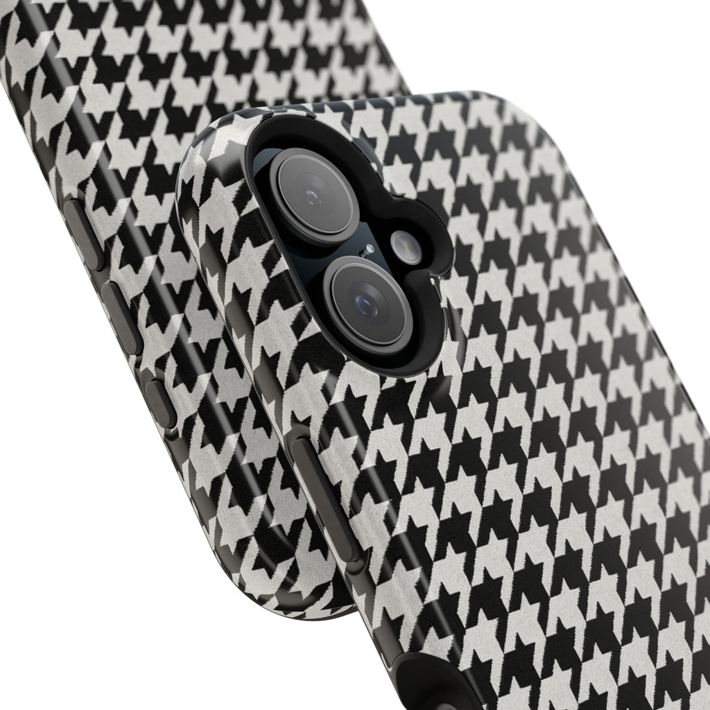 Houndstooth Print Phone Case