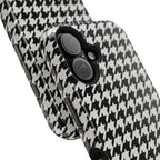Houndstooth Print Phone Case