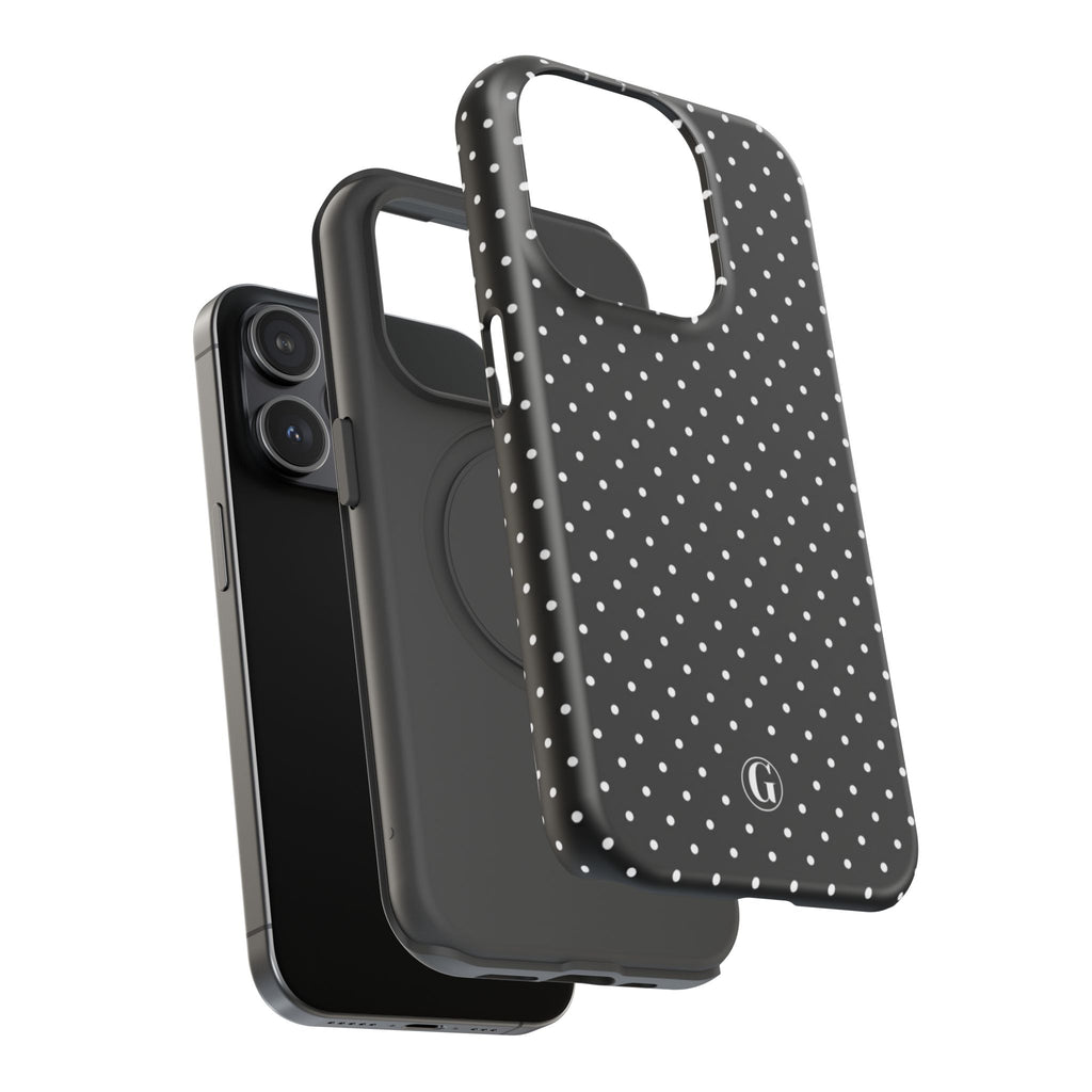 Black Polka Dots Phone Case
