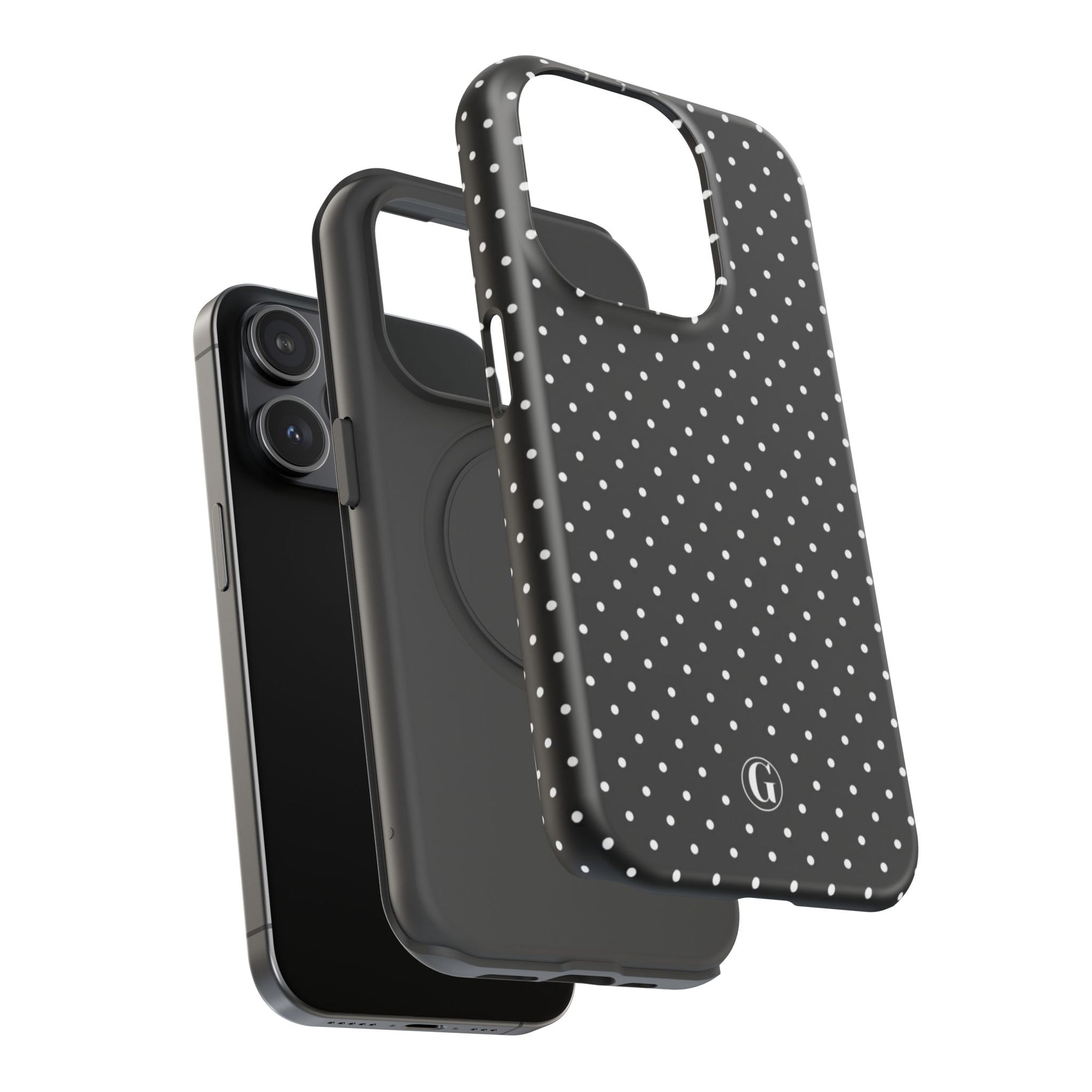 Black Polka Dots Phone Case